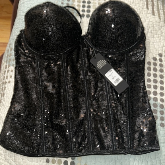 Shine all night mesh corset top - Picture 4 of 4